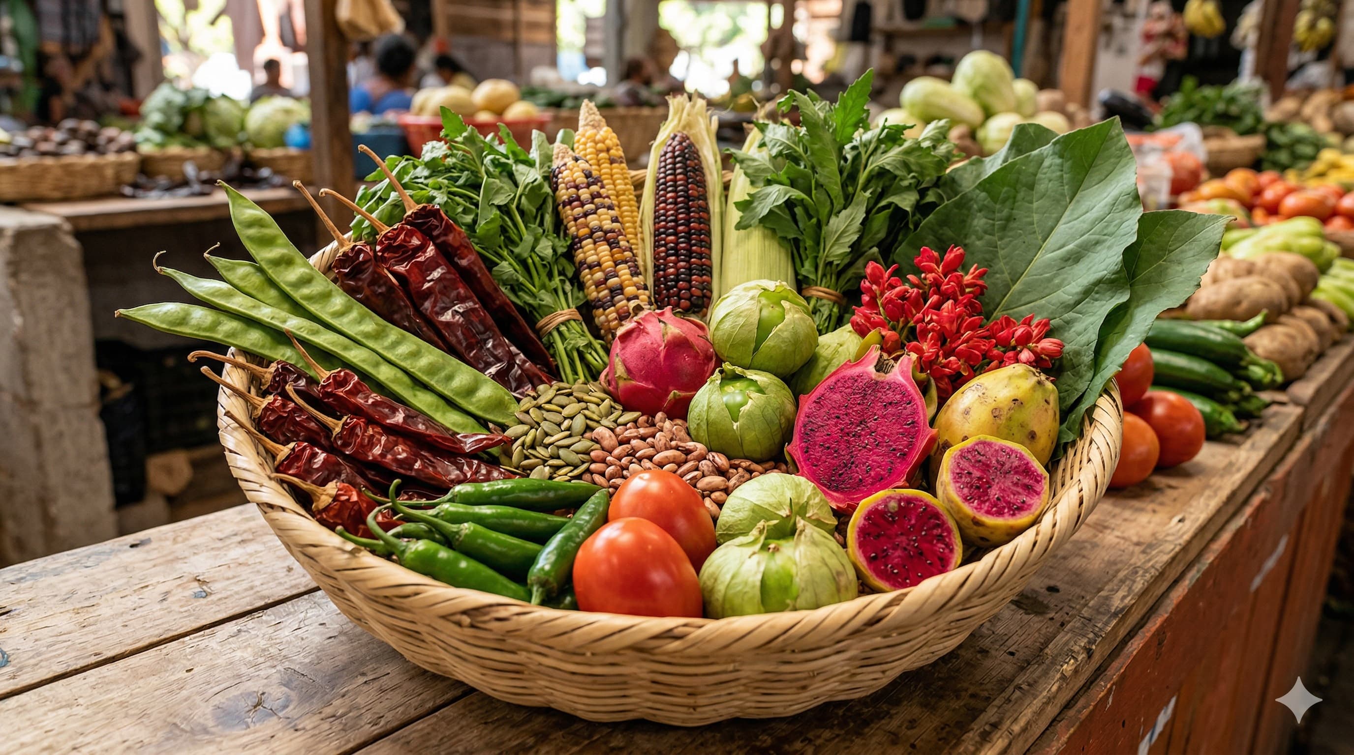 Ingredientes representativos de la gastronomía de Tepexi